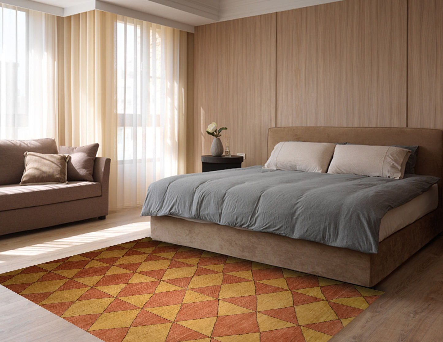 Jolly triangles, Modern Collection, 8x10ft