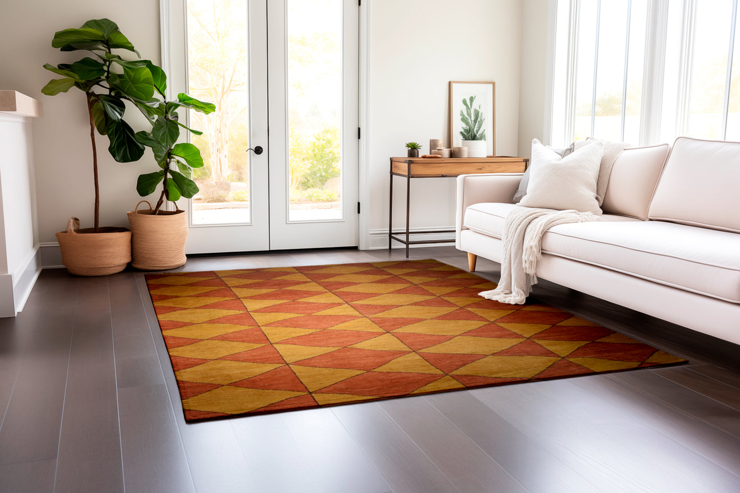 Jolly triangles, Modern Collection, 8x10ft