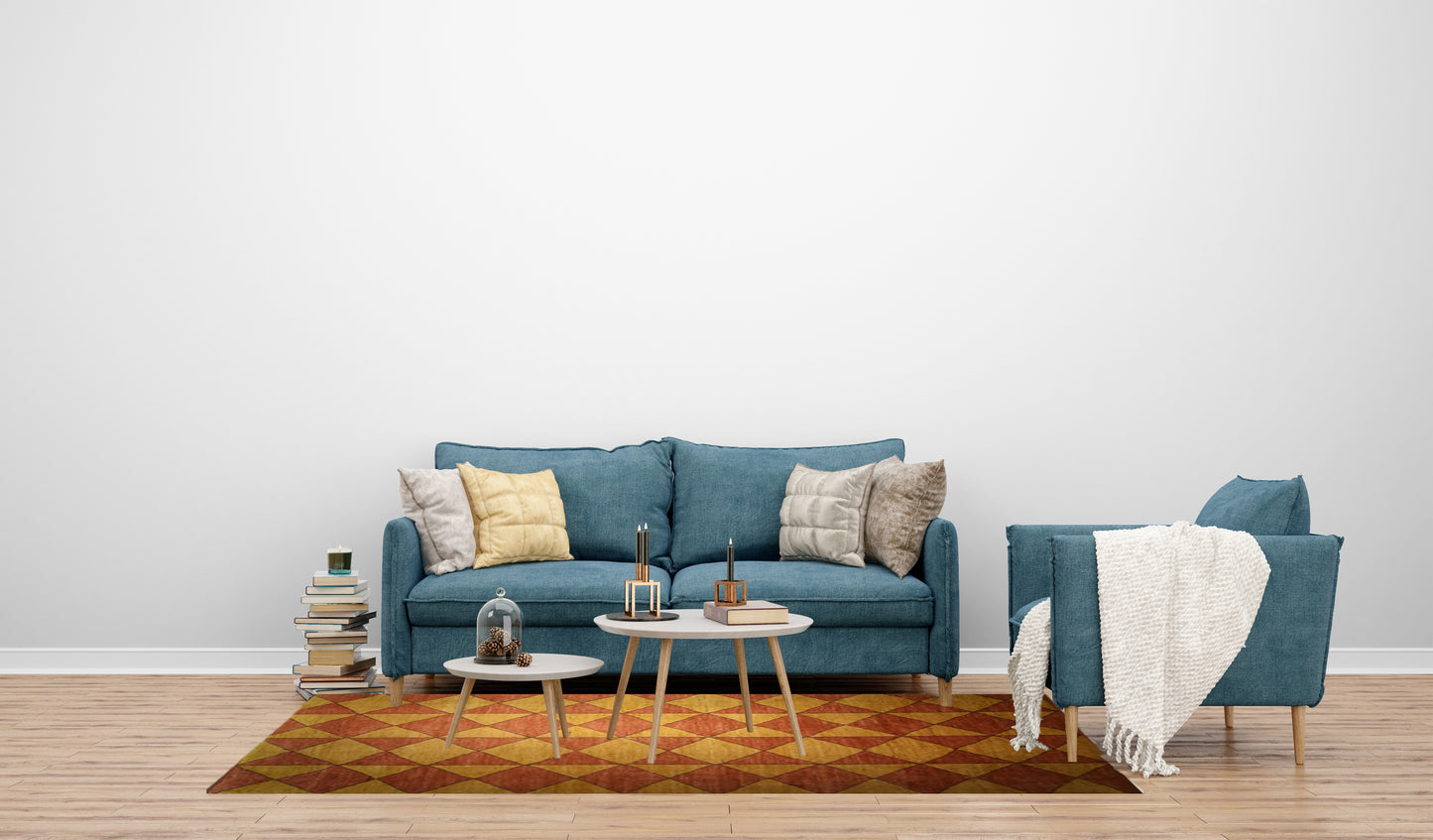 Jolly triangles, Modern Collection, 8x10ft