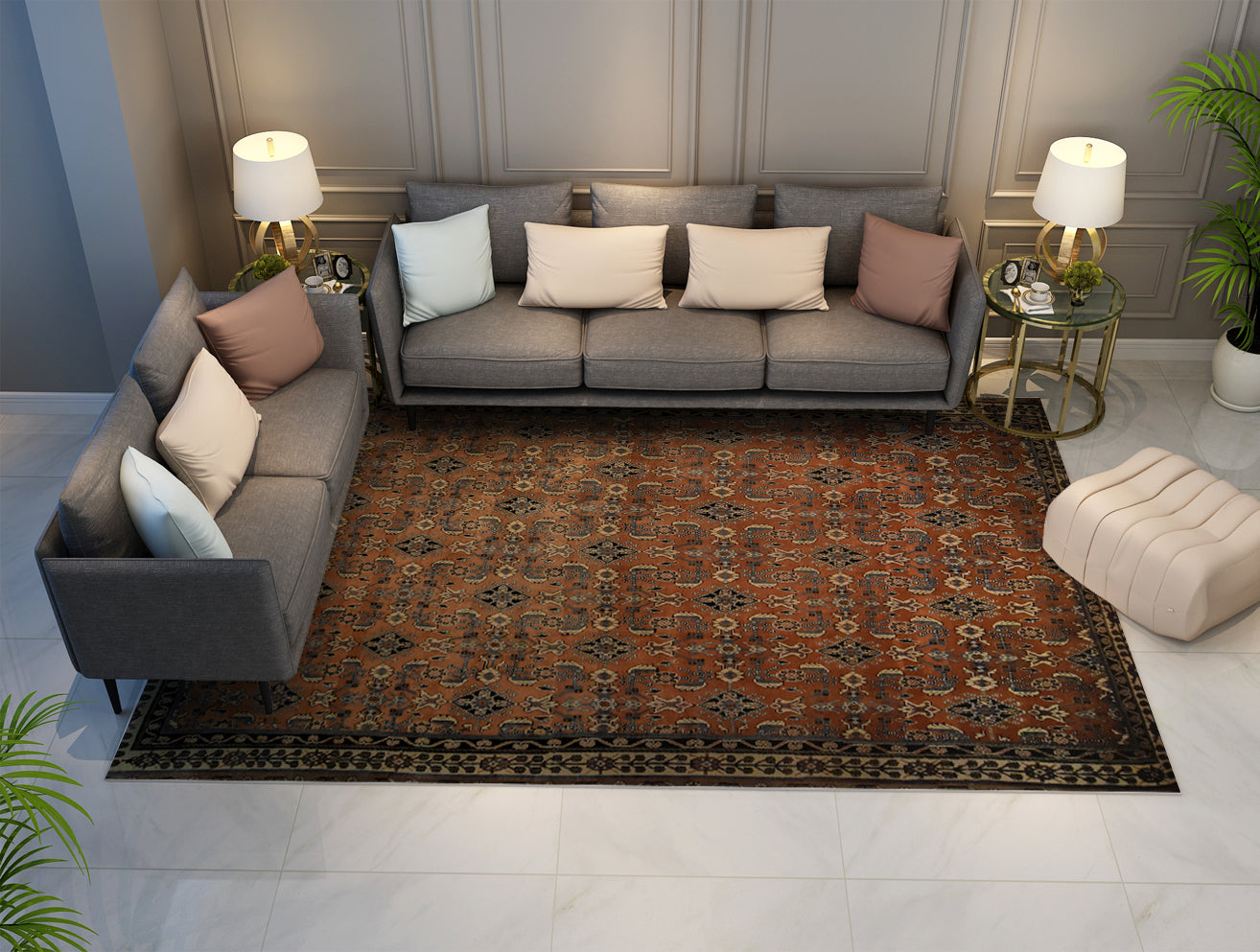 Abadeh, Tribal collection, 10.6x6.7ft