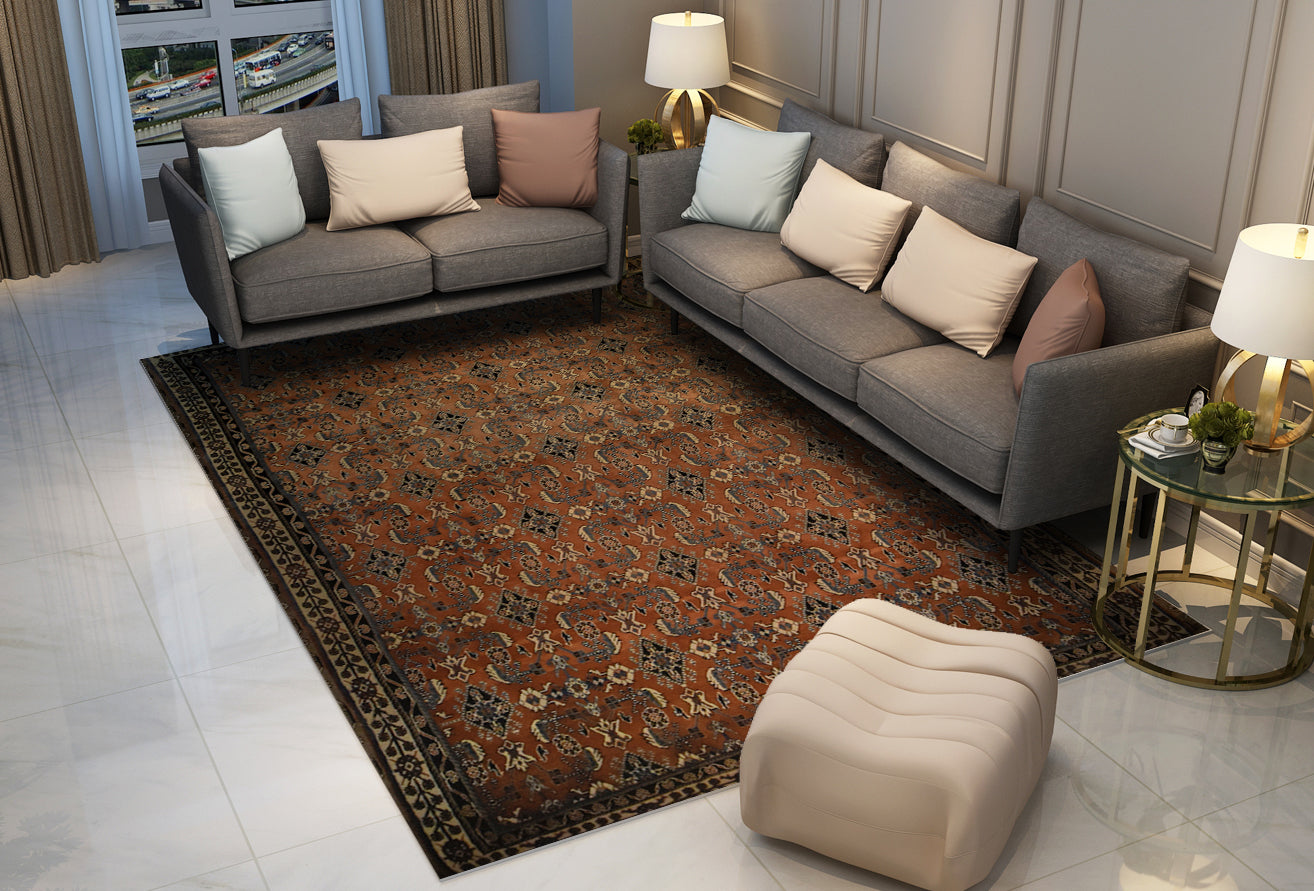 Abadeh, Tribal collection, 10.6x6.7ft