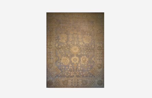 Varanasy (Antique style), Classic collection, faded lilac background, 8x10ft