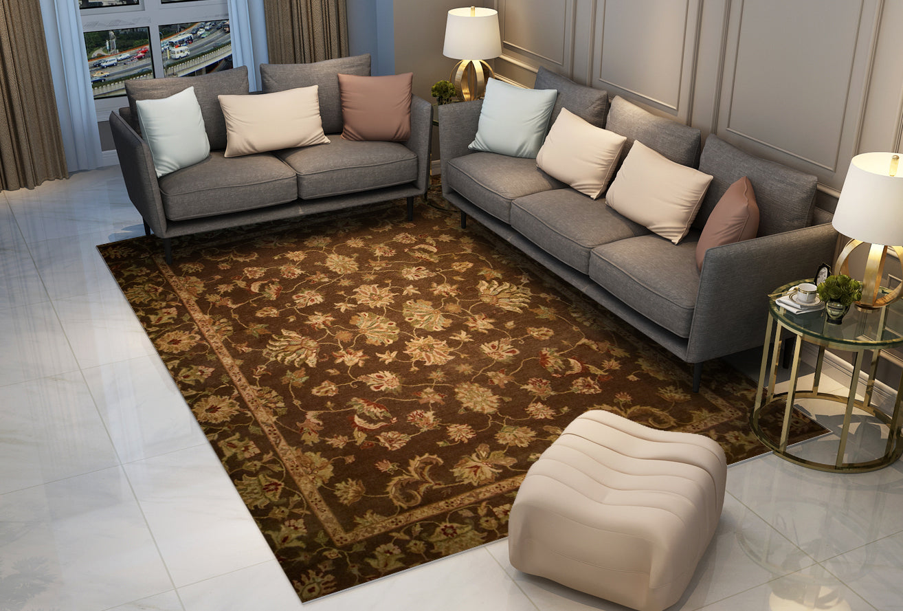 Classic Chobi King flowers, Classic collection, 8x10ft