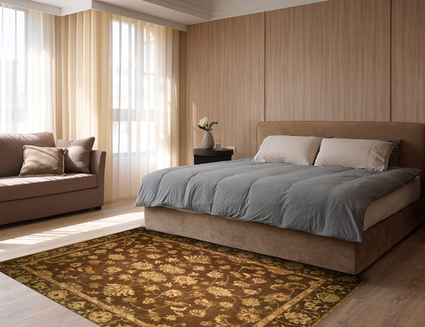 Classic Chobi King flowers, Classic collection, 8x10ft