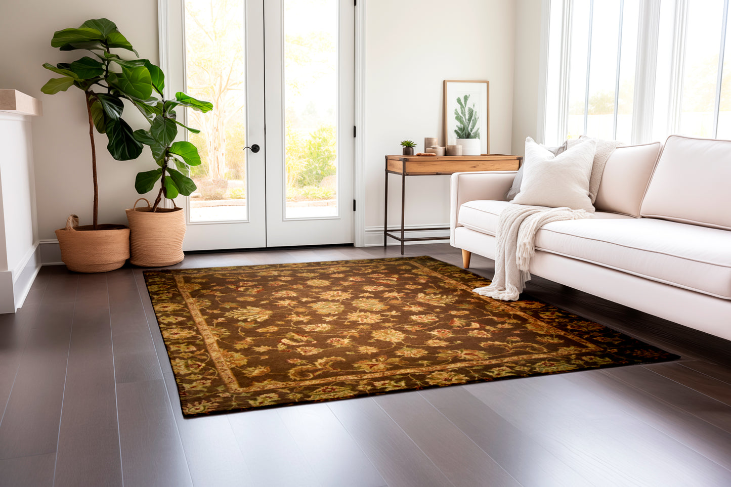 Classic Chobi King flowers, Classic collection, 8x10ft