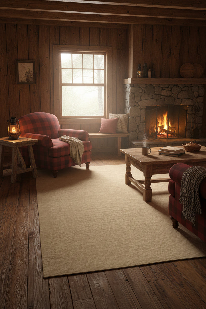 Creamy quietness Gabbeh handmade wool rug, 8x10ft
