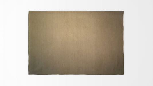 Creamy quietness Gabbeh handmade wool rug, 8x10ft