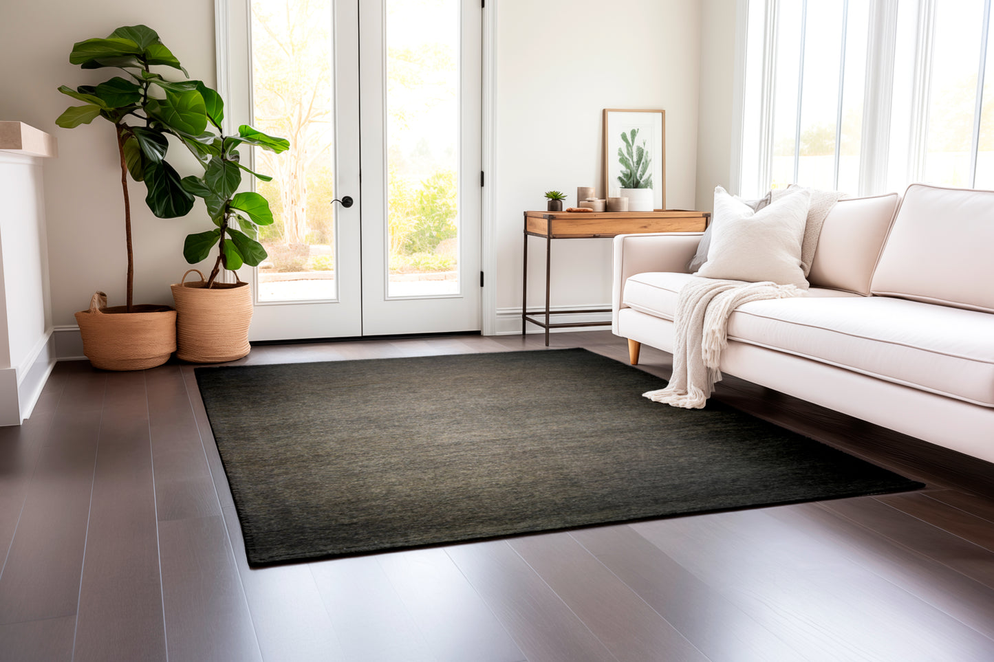 Pearl Grey (Kelim Gabeh), Modern Collection, 8x10ft