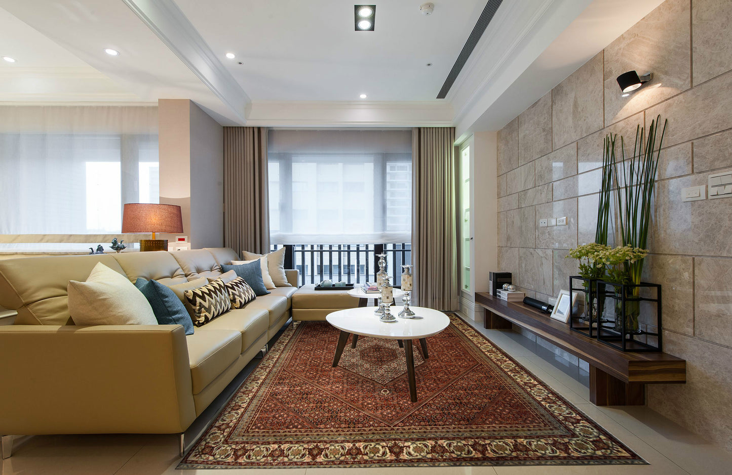 Fine Bijar Geometric, Transitional collection, 8x10ft